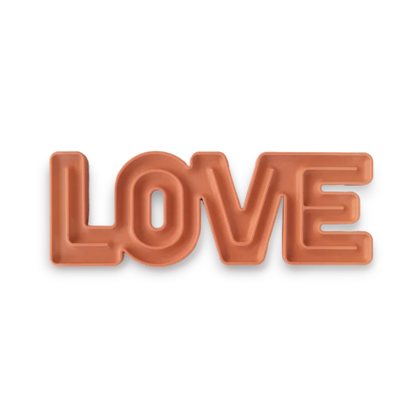 LOVE lick mat<span> - </span>Salmon