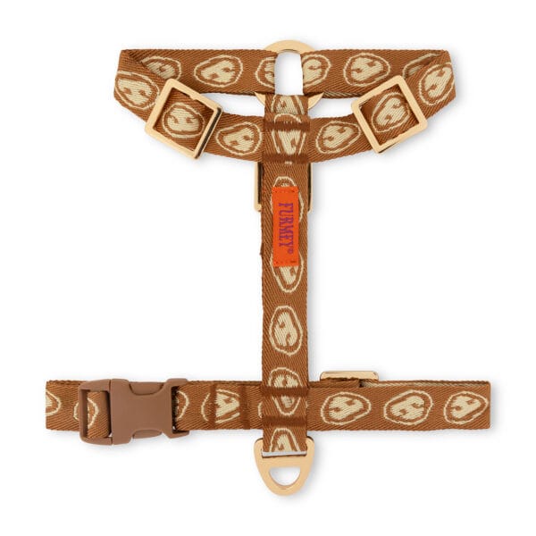 NEZ Y-hondentuig<span> - </span>Latte Brown, 3/4