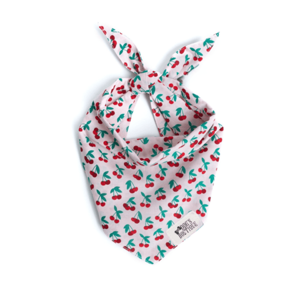 Cherry hondenbandana - S